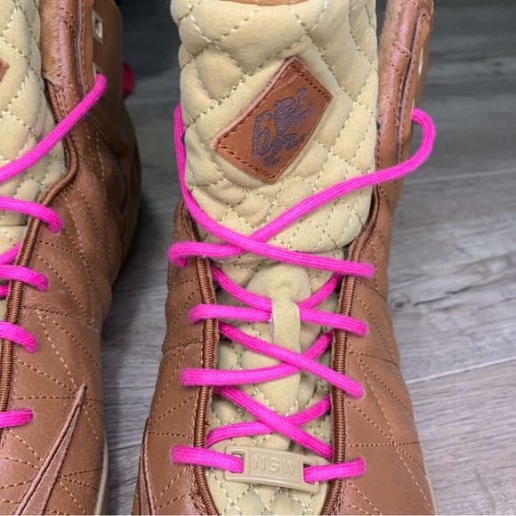 NIKE Lebron XI NSW Lifestyle 616766 200 Hazelnut Size 14 - Picture 10 of 11